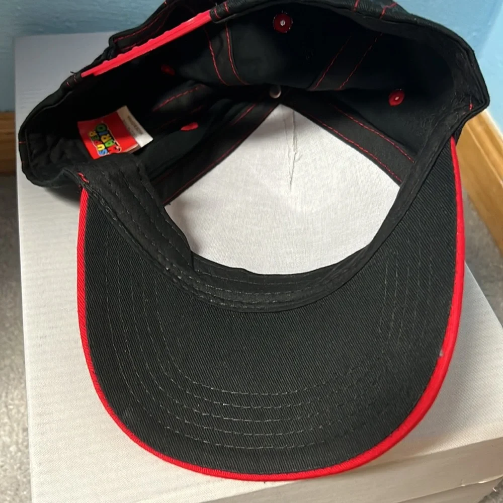 2019 Super Mario baseball cap New without tags Nintendo Luigi bowser gamer - Picture 3 of 4